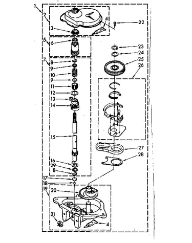 Gearcase parts