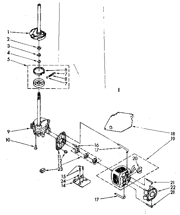 BRAKE, CLUTCH, GEARCASE, MOTOR AND PUMP PARTS