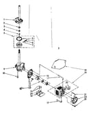 Brake, clutch, gearcase, motor and pump parts