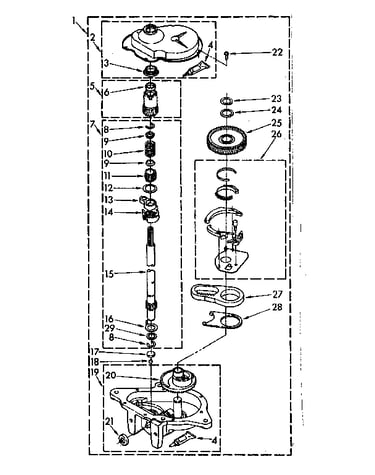 Gearcase parts