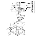 Kenmore 11082681320 machine base parts diagram