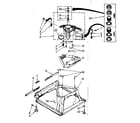 Kenmore 11082682620 machine base parts diagram