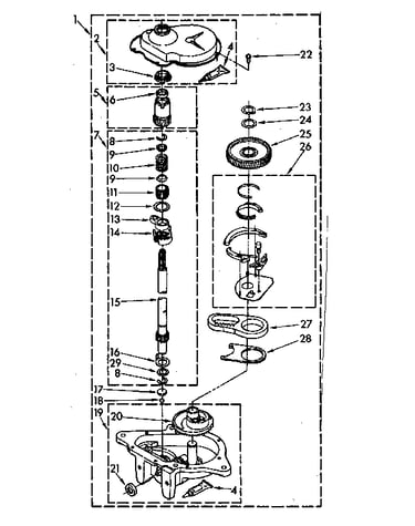 Gearcase parts