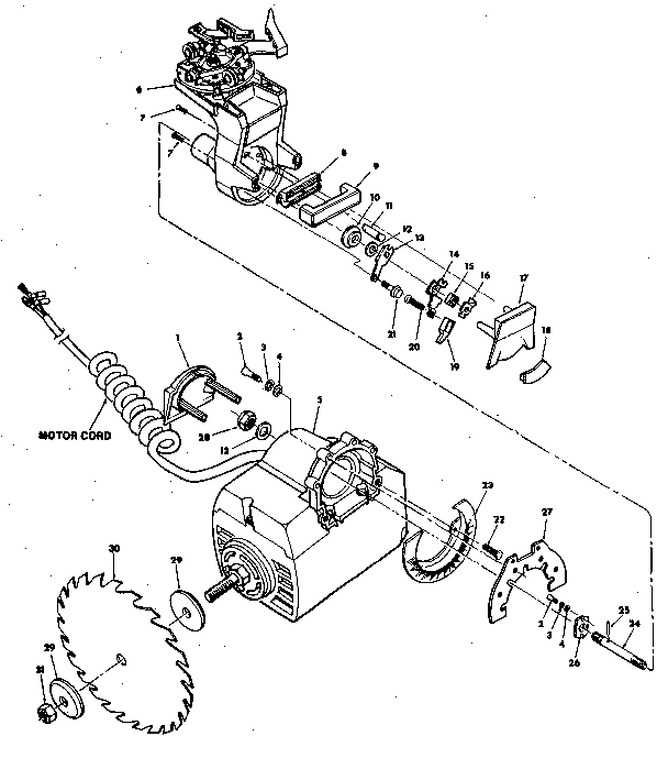 YOKE AND MOTOR ASSEMBLY