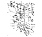 Kenmore 155464210 functional replacement parts diagram