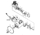 Craftsman 113198111 yoke and motor assembly diagram