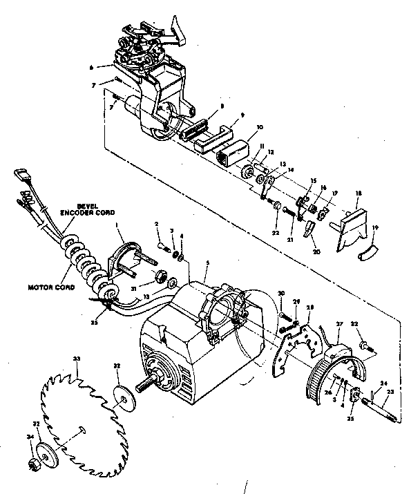 Yoke and motor assembly