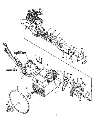 Yoke and motor assembly