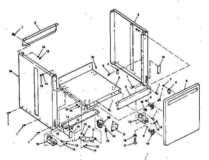 23" cabinet