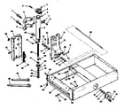 Craftsman 113198250 base and column assembly diagram