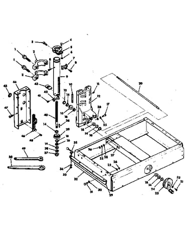 Base and column assembly