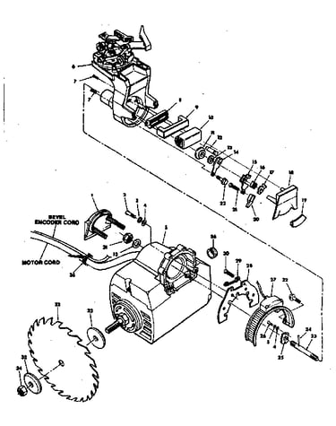 Yoke and motor assembly