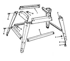 Craftsman 113198250 leg set diagram