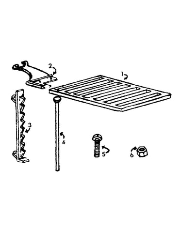 Cast iron barbecue grid