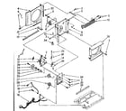 Kenmore 1068760581 air flow and control parts diagram