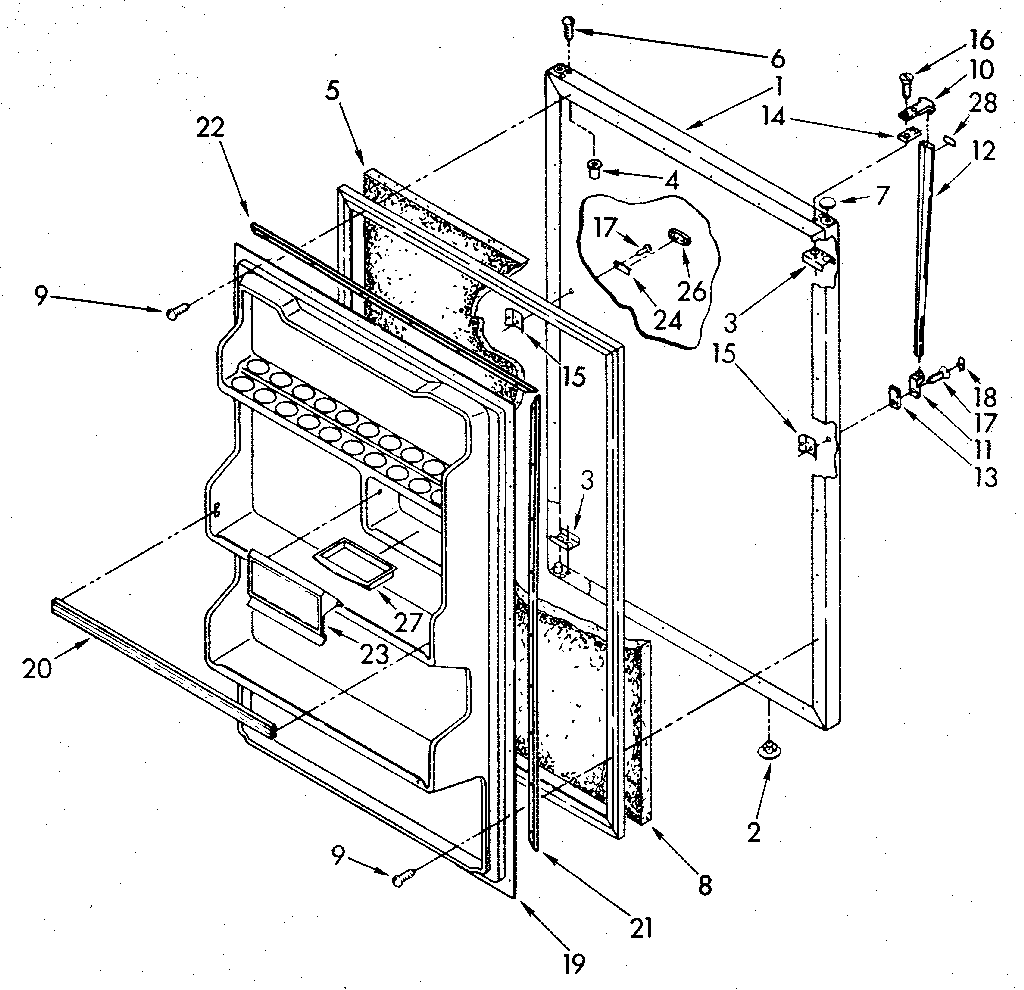 REFRIGERATOR DOOR