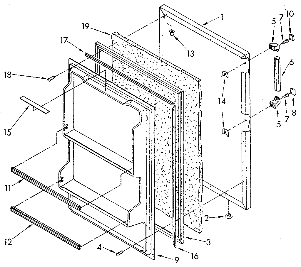 REFRIGERATOR DOOR