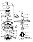 Motor, heater, and spray arm