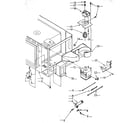 Kenmore 6654438990 microwave magnetron and air flow diagram
