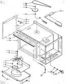 Microwave cabinet and stirrer
