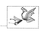 Kenmore 6654438990 wiring harness diagram