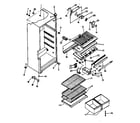 Kenmore 2538385280 cabinet parts diagram