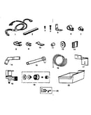 Ice maker installation parts