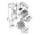 Kenmore 2538385790 cabinet parts diagram