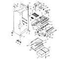 Kenmore 2538387220 cabinet parts diagram