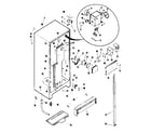 Kenmore 2538489181 cabinet parts diagram
