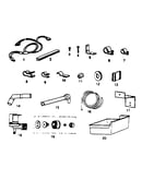 Ice maker installation parts