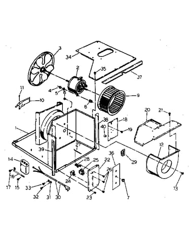 Electrical system and air handling parts