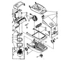 Kenmore 1162839580 vacuum cleaner parts diagram