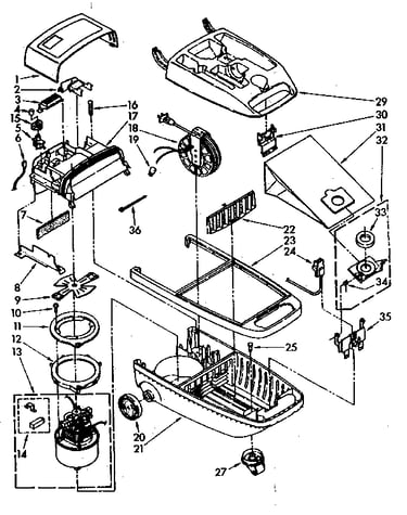 Vacuum cleaner parts
