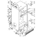 Kenmore 1068678760 cabinet parts diagram