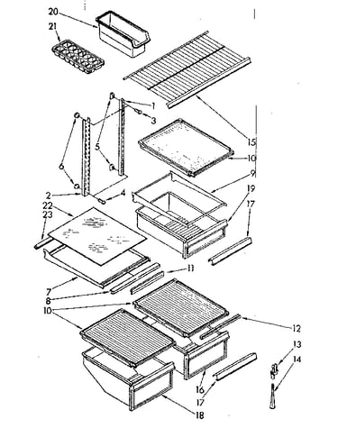 Shelf parts