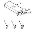 Kenmore 9116248810 wire harnesses & components diagram