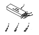 Kenmore 9119358810 wire harnesses and components diagram