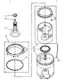 Agitator, basket and tub parts