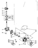 Brake, clutch, gearcase, motor and pump parts