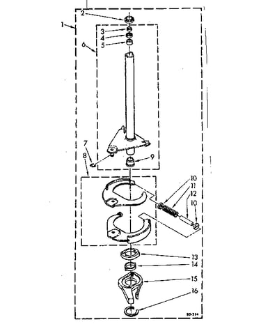 Brake and drive tube parts