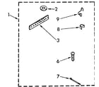 Kenmore 11082673120 miscellaneous parts diagram