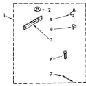 Kenmore 11082673620 miscellaneous parts diagram