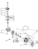 Brake, clutch, gearcase, motor and pump parts