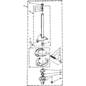 Kenmore 11082673620 brake and drive tube parts diagram