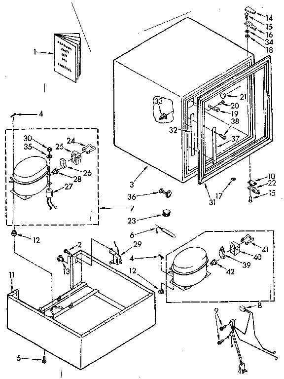 Cabinet and unit parts