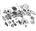 Sears 54070 replacement parts diagram