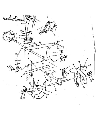 Auger housing assembly