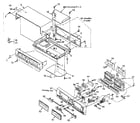 Sony TC-W255 replacement parts diagram