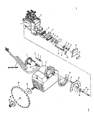 Yoke and motor assembly